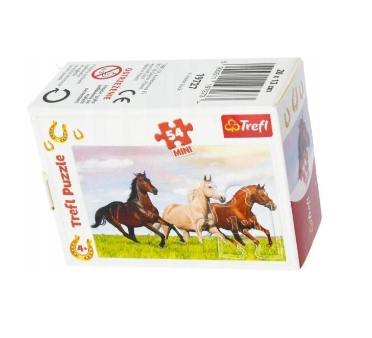Puzzle 54 mini Świat koni 4 TREFL, Trefl