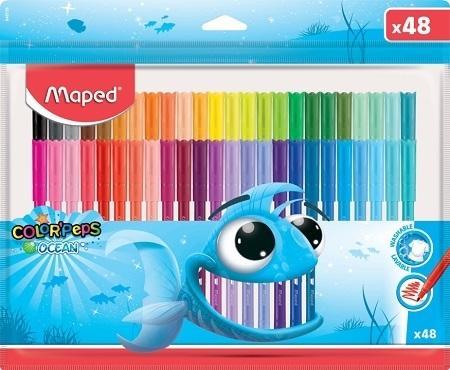Flamastry Color Peps Ocean 48szt. MAPED, Maped