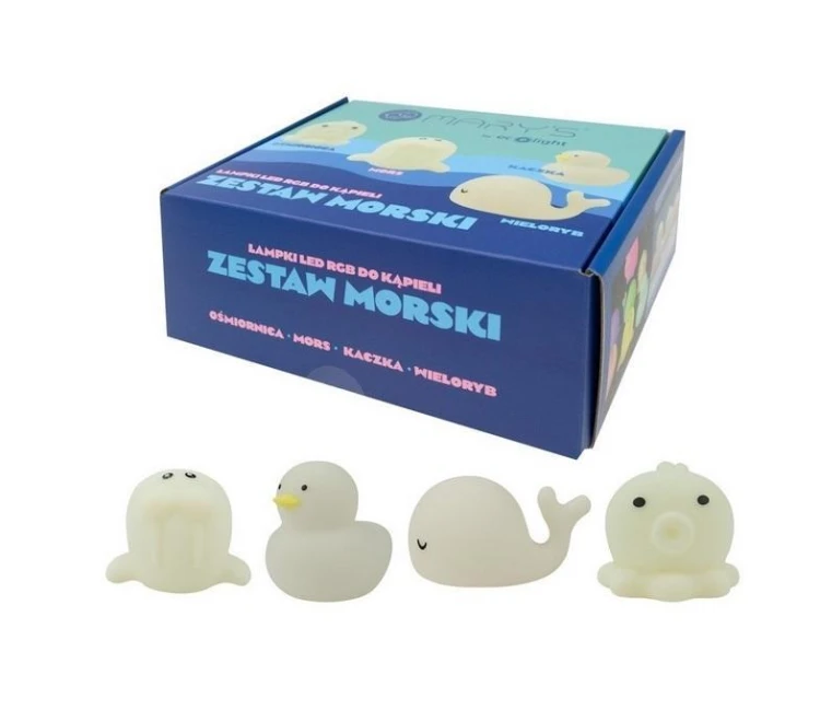 Lampki nocne LED RGB zestaw morski, Mary's