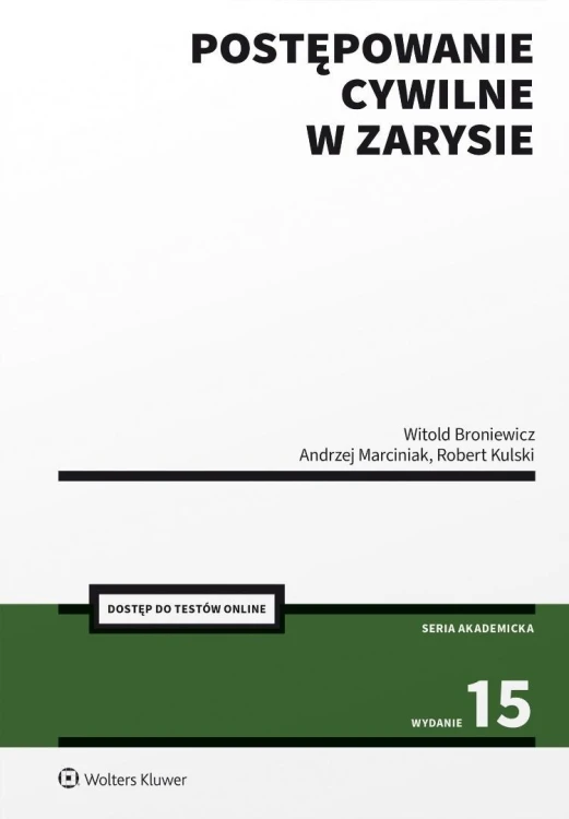 Postępowanie cywilne w zarysie w.15