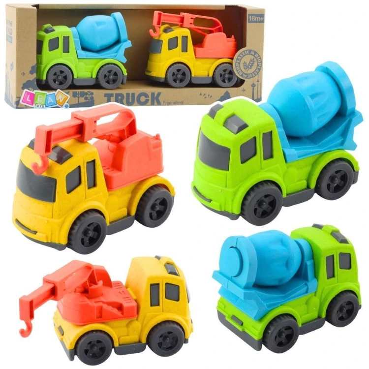 Pojazdy budowlane bio plastik, Leantoys