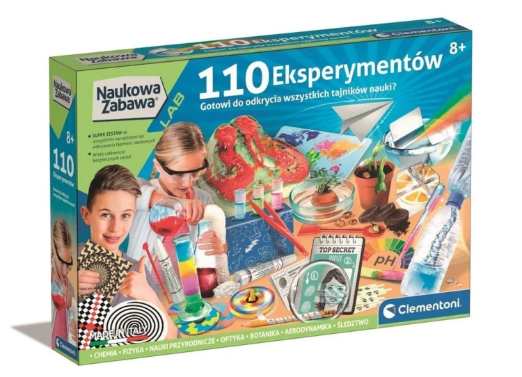 Naukowa zabawa. 110 eksperymentów, Clementoni