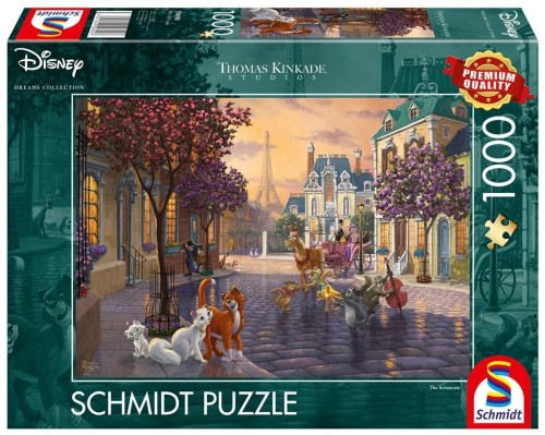 Puzzle PQ 1000 Arystkotaci (Disney) G3, Schmidt