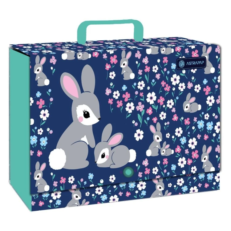 Teczka z rączką XL Baby Bunny 9cm Astrapap