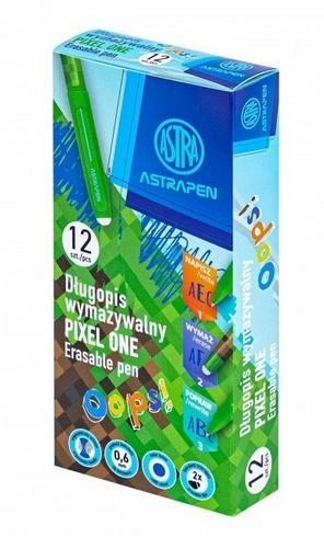 Długopis wymazywalny 0,6mm Pixel nieb.(12szt)ASTRA