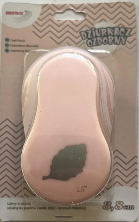 Dziurkacz ozdobny Liść 3.8cm, Brewis