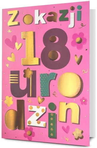 Karnet B6 Urodziny