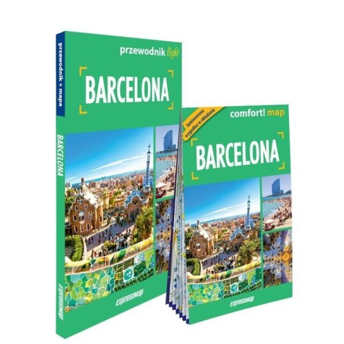 Barcelona light: przewodnik + mapa, Larysa Rogala