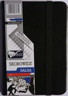 Skorowidz A7/96 Salsa czarny ELEFANT, Elefant