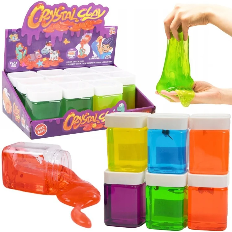 Masa magiczna slime z dinozaurem 250g, Trifox