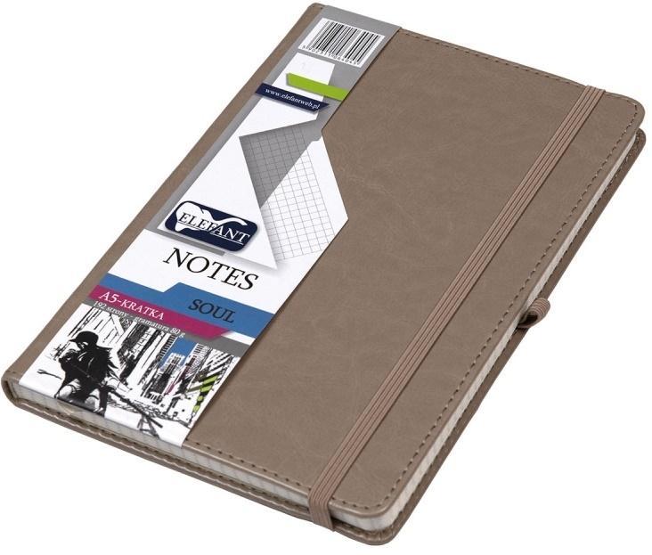 Notes A5 Soul szary ELEFANT, Elefant