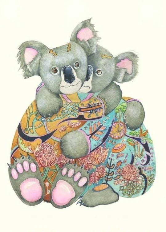 Karnet A118 B6 + koperta Koala
