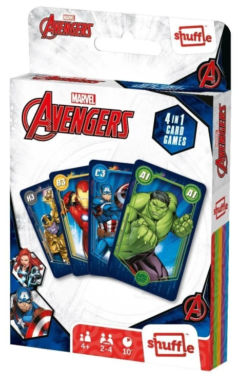 Gra karciana AVENGERS 4w1, Cartamundi