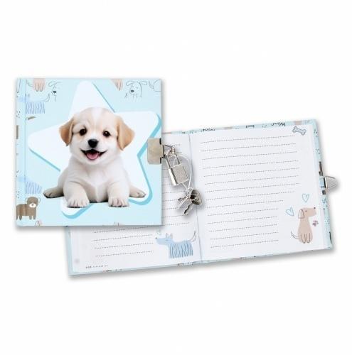 Pamiętnik na kłódkę Cuties Doggy, STARPAK