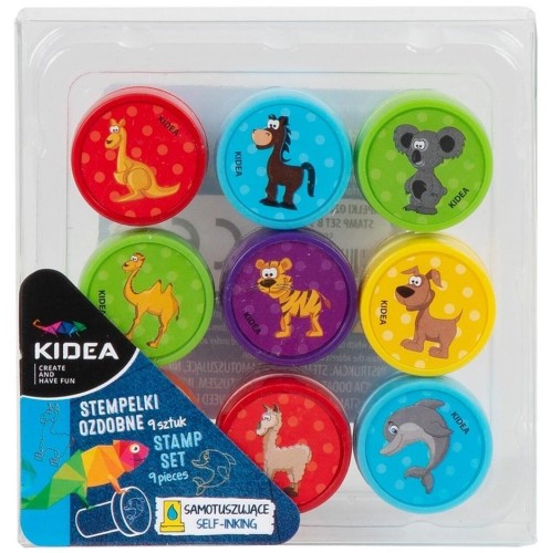 Stempelki ozdobne B 9szt KIDEA, DERFORM