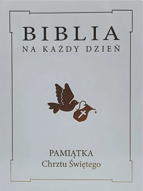 Biblia na każdy dzień. Chrzest złoto TW