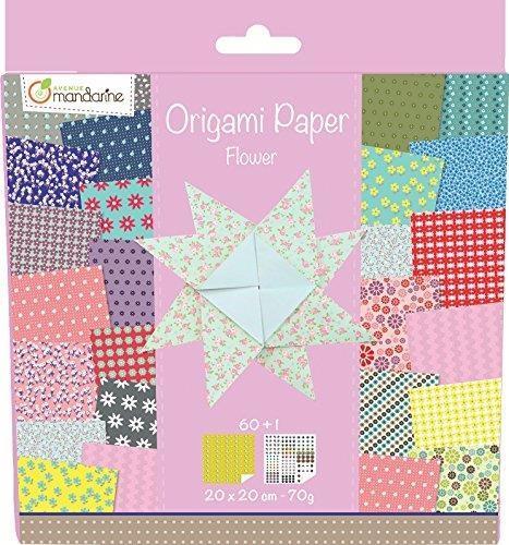 Papier origami Flower, Avenue Mandarine