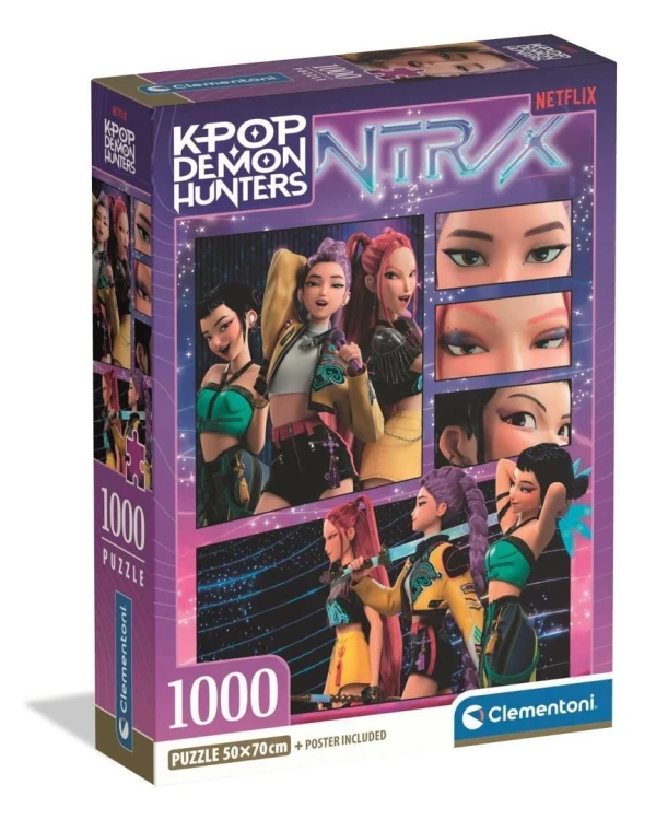Puzzle 1000 K-Pop Demon Hunters, Clementoni