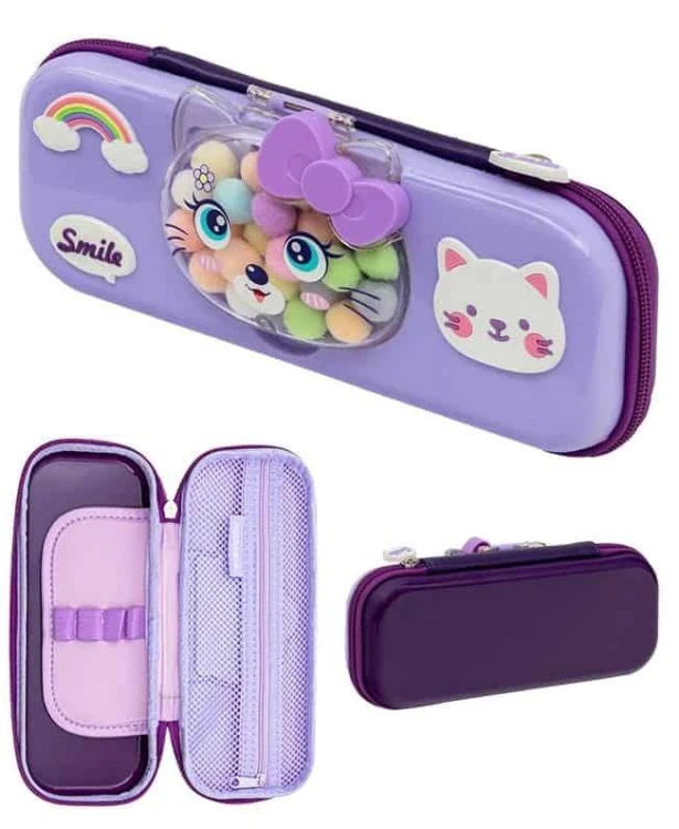 Piórnik piankowy 3D Kitty Lavender ASTRA