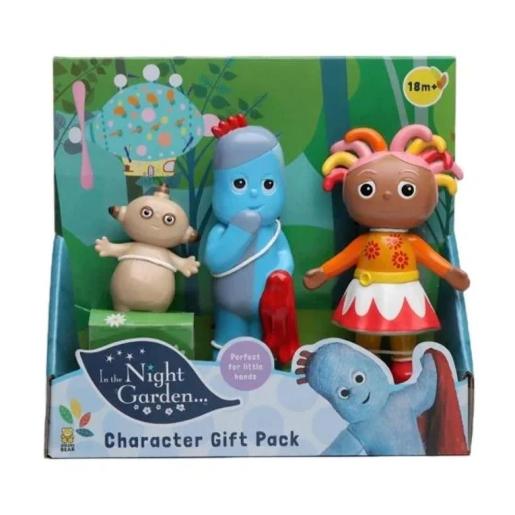 Zestaw figurek: Makka Pakka, Igipigiel, Upsy Daisy