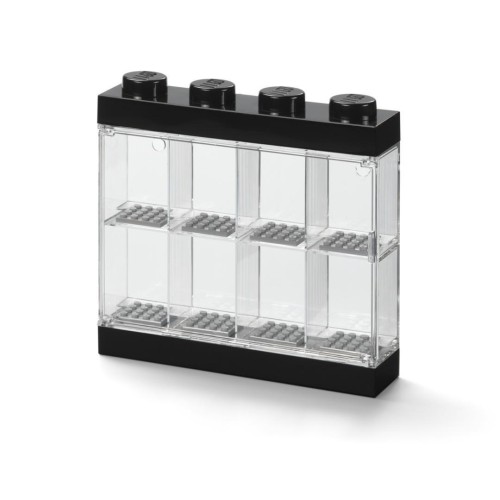 Lego(R) witryna na 8 minifigurek czarna, NHG