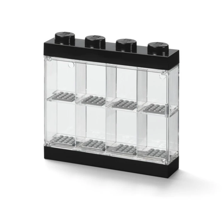 Lego(R) witryna na 8 minifigurek czarna, NHG