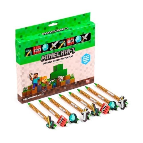 Długopis zamzywalny z nakładką Minecraft, Puckator
