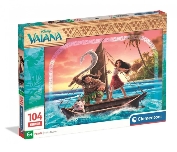 Puzzle 104 Super Disney Vaiana 2, Clementoni