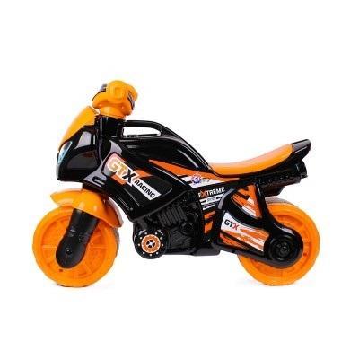 Motocykl pomarańczowo-czarny, Technok