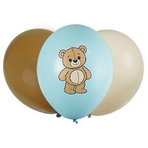 Balony pastelowe miś