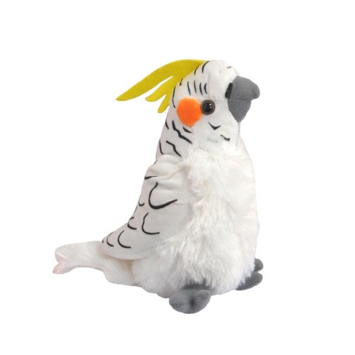 Papuga nimfa biała 17cm, Beppe