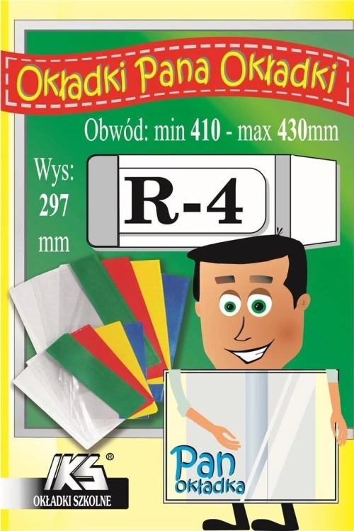 Okładka książkowa regulowana R4 (25szt) IKS, IKS