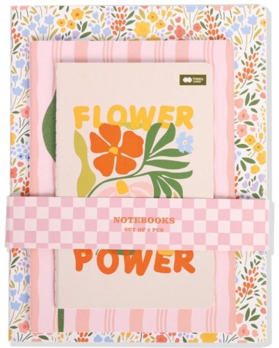 Notes szyty Bloom boho (3szt) HAPPY COLOR, GDD
