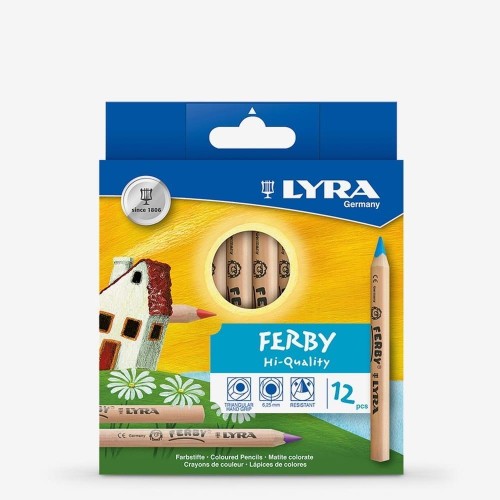 Kredki Ferby Natura 12 kolorów LYRA, Lyra