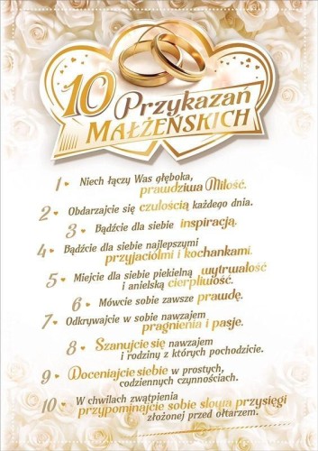 Kartka okolicznościowa Ślub