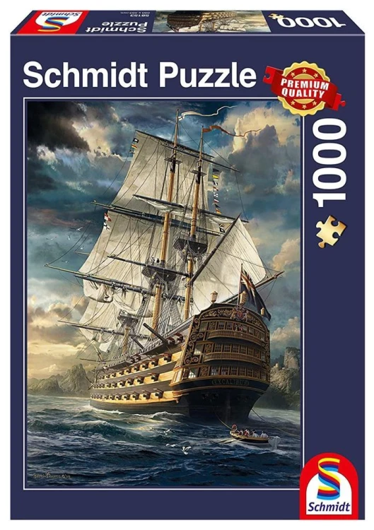 Puzzle 1000 Żagle w górę G3, Schmidt