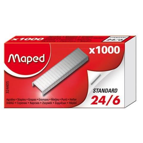 Zszywki 24/6 1000szt MAPED, Maped