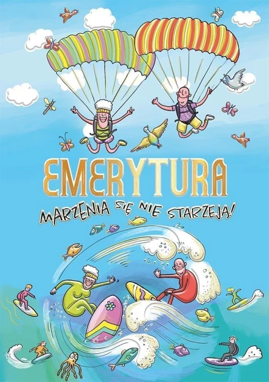 Karnet A5 Emerytura na fali