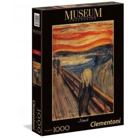 Puzzle 1000 Museum Munch L'Urlo, Clementoni