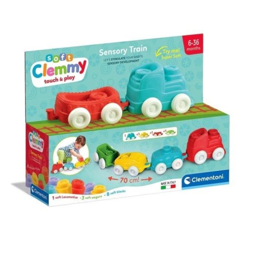 Clemmy Soft. Pociąg sensoryczny, Clementoni