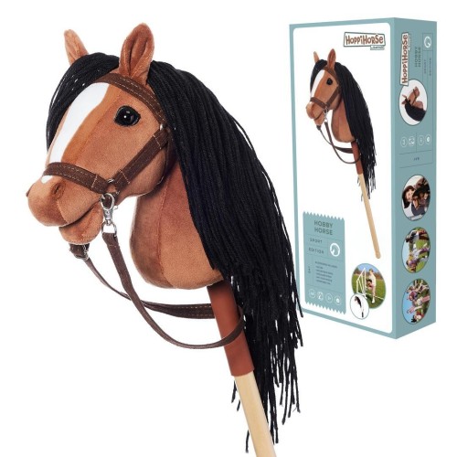 Hobby Horse A4 ciemny brąz, Snibbs