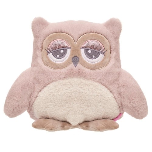 Sowa Abby różowo-kremowa 23cm, Beppe