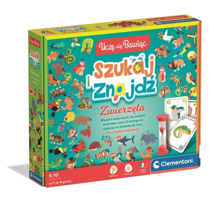 Popatrz i Znajdź Zwierzęta, Clementoni