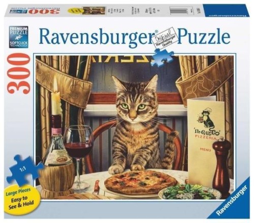 Puzzle 300 Kolacja w pojedynkę, Ravensburger