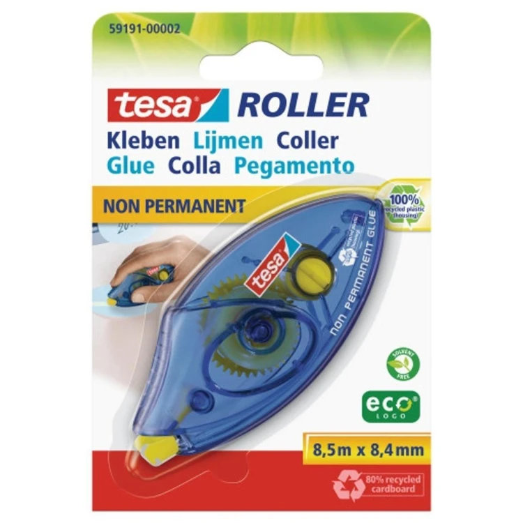 Klej w taśmie EcoLogo 8,5m x 8,4mm, Tesa