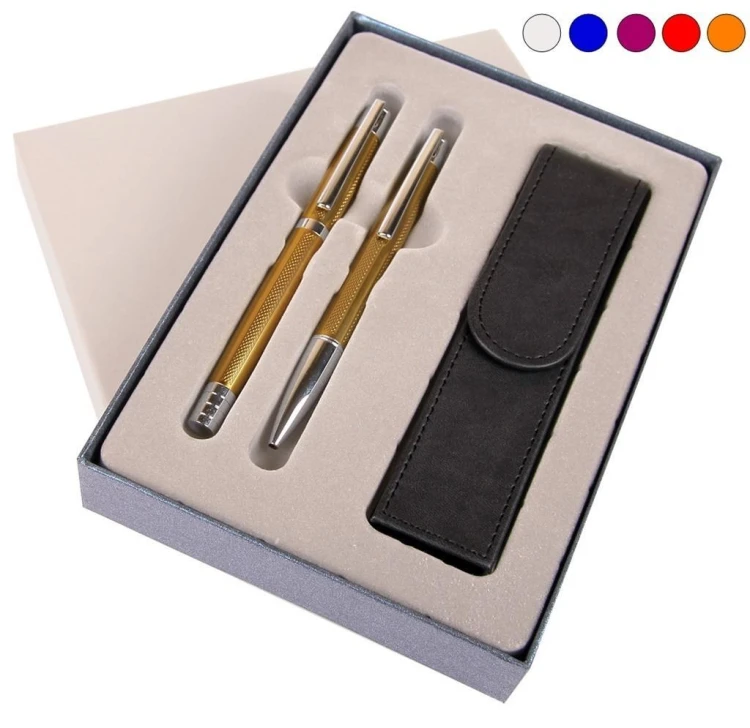 Pióro + długopis Elegant w etui ES, Cresco