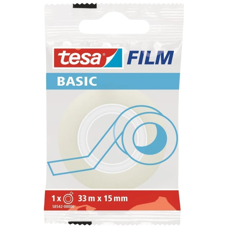 Taśma biurowa Basic 33m x 15mm, Tesa