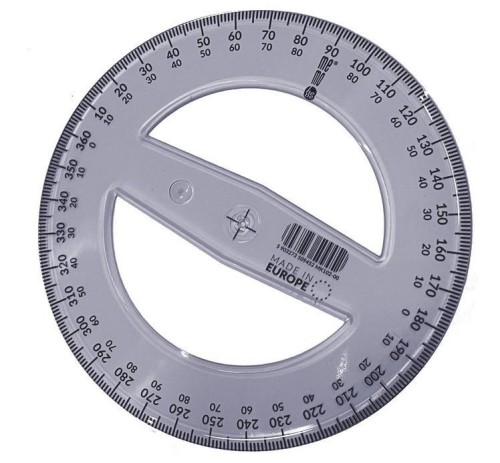 Kątomierz 360 stopni 12cm MemoBe by Pratel, MemoBe