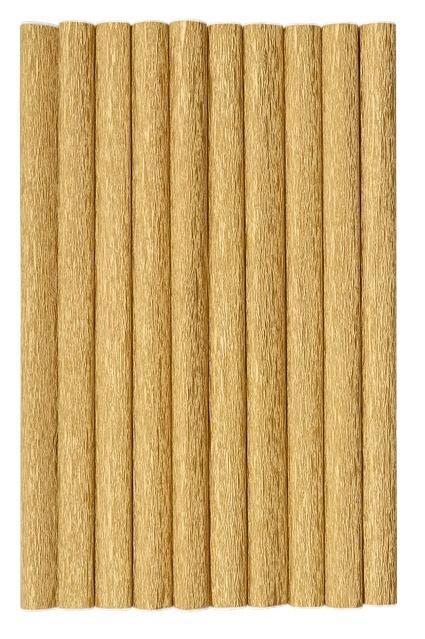 Bibuła marszczona złota 10szt 50x200cm HERLITZ