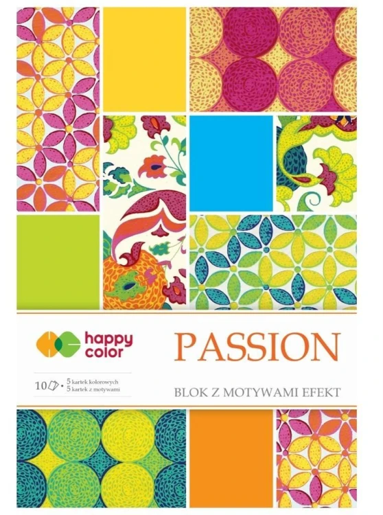 Blok Effect Passion 10 arkuszy HAPPY COLOR, GDD
